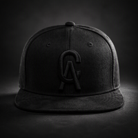 Topi Snapback Formal Hitam Semua Warna Bahan Katun Twill Crown Suede Flat Brim Bordir Monogram 3D CA Custom Streetwear Biasa