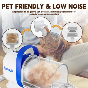 <span class=keywords><strong>Aspirateur</strong></span> <span class=keywords><strong>à</strong></span> <span class=keywords><strong>main</strong></span> spécial poils d'animaux Yowmoft, puissance d'aspiration réglable sur 5 vitesses, bac <span class=keywords><strong>à</strong></span> poussière de 2 L, éliminateur de poils d'animaux pour la maison, le canapé et le tapis - Product Image 2