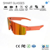 Lunettes de sport intelligentes 4K, lunettes de cyclisme, protection UV IA, lunettes connectées pour l'extérieur, assistant IA, chargement Type C