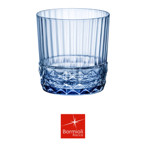 Verre à eau DOF 38 cl Bleu Saphir America' H 9,2 cm Ø 8,8 cm Bormioli Rocco - Product Image 4
