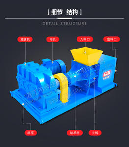 Dewatering squeezing pressing two-in-one shredding & dewatering ช่วยลดปริมาณของเสีย & ค่าใช้จ่ายการขนส่งสำหรับไม้ไผ่และขยะทางการเกษตร - Product Image 5