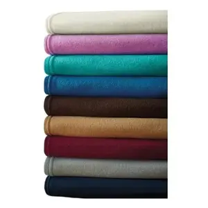 Ensemble de draps en polaire double face, couleur unie, tricoté, literie pour la maison, lot de 10 - Product Image 4