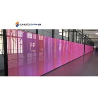 L'écran transparent extérieur d'OEM LED a mené l'écran de visualisation en verre transparent facile à installer