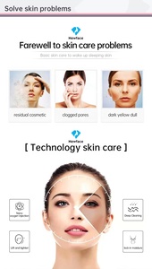 Mesin Perawatan Wajah NewFace 9 in 1 <span class=keywords><strong>Oxygen</strong></span> <span class=keywords><strong>Mask</strong></span>, Injeksi Peremajaan Kulit, Pelembap Kulit, Pembersihan Mendalam, Pengencangan, Pengangkatan, dan Perawatan Kecantikan Hydra Oksigen - Product Image 3