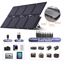Panneau solaire pliable étanche 60W, kit de camping solaire extérieur, panneau solaire