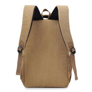 Mochila de lona verde militar para hombre, mochila caqui impermeable para acampar al aire libre, para viajes y trabajo diario, para uso juvenil y escolar - Product Image 5