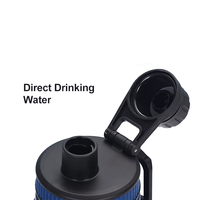 Flacon chaud de stock 1litre en acier inoxydable isolé 24 bouteille d'eau de 32 oz