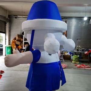 Muñeca Inflable Personalizada de Dibujos Animados <span class=keywords><strong>Azul</strong></span>, Decorativa, Publicitaria, Niña Pequeña de Dibujos Animados - Product Image 5