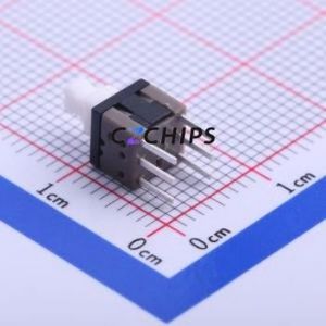 K8-5851D-N1 Push Button Switch Through hole Component (THT) Switch No Lock Rectangle Button Through Hole 100mA - Product Image 2