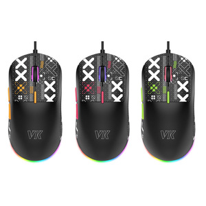 Gaming <b>Mouse</b> Wired Optical 7 Buttons RGB Backlit Ergonomic Right Hand Programmable USB Connection - Product Image 5