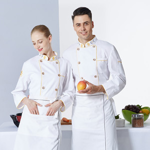 Uniforme <span class=keywords><strong>de</strong></span> <span class=keywords><strong>chef</strong></span> à manches longues brodé avec des vêtements <span class=keywords><strong>de</strong></span> travail d'hiver <span class=keywords><strong>de</strong></span> dragons pour la <span class=keywords><strong>veste</strong></span> <span class=keywords><strong>de</strong></span> <span class=keywords><strong>chef</strong></span> <span class=keywords><strong>de</strong></span> tête <span class=keywords><strong>de</strong></span> cuisines d'hôtel - Product Image 2
