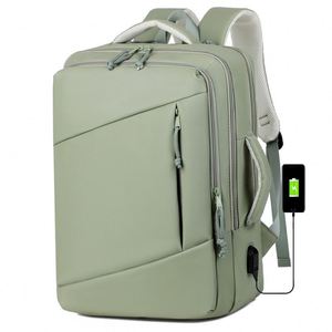 Sac à dos unisexe grande capacité en Oxford pour ordinateur portable avec port de chargement USB, logo personnalisé, durable, imperméable, en polyester, idéal pour les affaires - Product Image 5