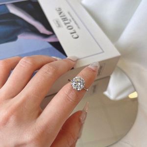 Dylam Wholesale Promise <b>Stack</b> Promise CZ Stone Anillo De Mujer Pure 925 Sterling <b>Silver</b> <b>Ring</b> Jewelry Women Engagement <b>Ring</b> - Product Image 4