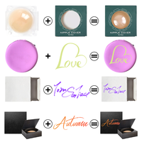 Grande Promotion Cache-Tétons Imperméables Réutilisables en Silicone Adhésif pour Sous-Vêtements Féminins