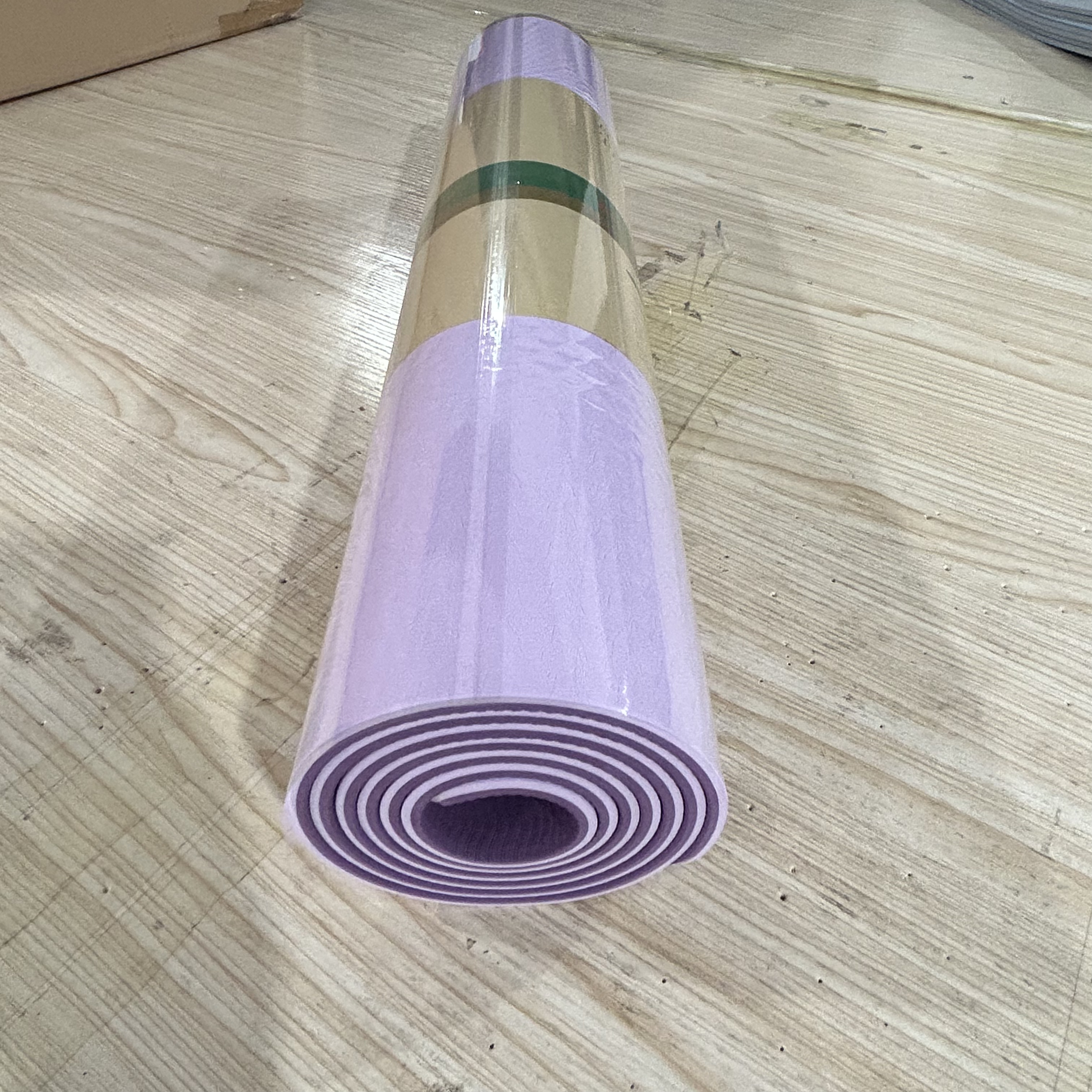 Light purple top and dark purple bottom