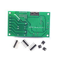 Fuente de alimentación de 5V/8-80V, módulo de relé dual ESP8266WIFI, placa de desarrollo ESP-12F, desarrollo secundario