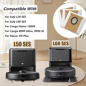 Bolsas <span class=keywords><strong>de</strong></span> polvo <span class=keywords><strong>de</strong></span> tela <span class=keywords><strong>de</strong></span> repuesto para Eufy L50 <span class=keywords><strong>SES</strong></span> L60 <span class=keywords><strong>SES</strong></span> Conga Home 10000/8090 Ultra 9090 AI Haier H9 Plus - Product Image 6