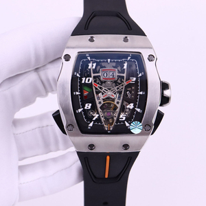 Limited Edition Automatic Mechanical Watch 4001 with Tourbillon Movement Sports Car Design Skeleton <b>Dial</b> with Day <b>Indicator</b> - Product Image 1