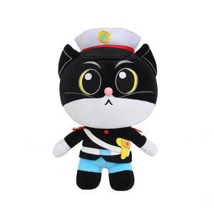 Jouets Anime Chat Noir, Poupée de Bureau, Petits Animaux en Peluche, Jouets Confort Anti-Stress, Poupées Mignonnes, Jouets pour Machine à Griffes - Product Image 6