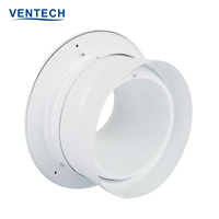 Diffuseur d'air rond en aluminium Ventech, vente chaude, diffuseur de jet réglable pour système CVC