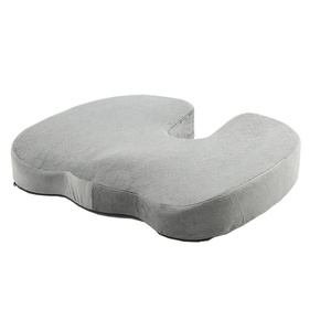 <span class=keywords><strong>Coussin</strong></span> de siège orthopédique en mousse à mémoire de forme avec gel rafraîchissant pour soulager les douleurs au coccyx, pour chaise de bureau, en forme de U, antidérapant - Product Image 4