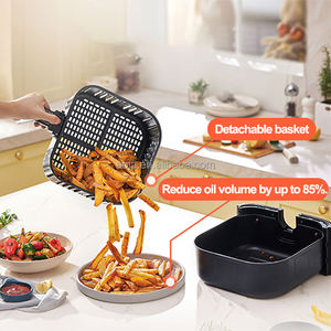 AOJA, новинка, лидер продаж, Цифровые печи для фритюрницы freidoras de aire, Серебряный гребень, электрическая фритюрница, умные, без масла, визуальные окна - Product Image 4