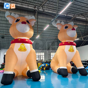 กวางเรนเดียร์เป่าลมขนาดใหญ่ 6 เมตร สำหรับตกแต่งเทศกาลคริสต์มาส - Product Image 1