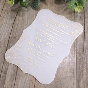 Menú de acrílico negro/blanco creativo de 5X7 pulgadas con texto dorado Bar <span class=keywords><strong>Restaurante</strong></span> Cena DE BODA Tarjeta de menú de acrílico - Product Image 6