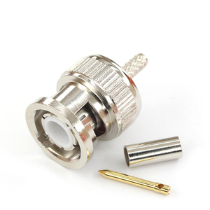 Conector Coaxial RF Macho Superbat BNC-C-J-1.5, Tipo Soldadura por Crimpado, Completamente de Cobre, para Cable RG316 50-1.5 - Product Image 4