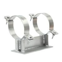 Supports/serre-tuyaux réglables en acier au carbone, directement de l'usine, avec finition durable thermolaquée