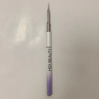 Pinceau professionnel HIDI Kolinsky Allemagne à manche en cuivre et poils en nylon pour nail art, manucure française et stylo à points pour ongles