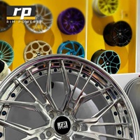 Rimpower Roues personnalisées polies 26 pouces 5x115 Jantes de voiture en alliage forgé pour cadillac Deville