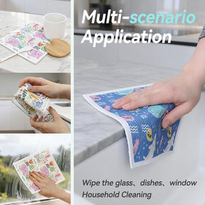 Paños de Cocina Suecos Ecológicos 70/30 al por Mayor, Paños de Cocina Suecos Reutilizables Biodegradables con Diseño Personalizado - Product Image 4