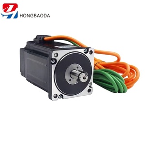 มอเตอร์สเต็ปเปอร์แบบวงปิด <span class=keywords><strong>86HB250</strong></span>-118B ขนาด 86 มม. แรงบิด 8.5 นิวตัน กระแสไฟ 5.0 แอมป์ ไฮบริด แรงบิดสูง สำหรับงานหนัก อุตสาหกรรมอัตโนมัติ NEMA34 DC24V 1.8 IP20 - Product Image 1