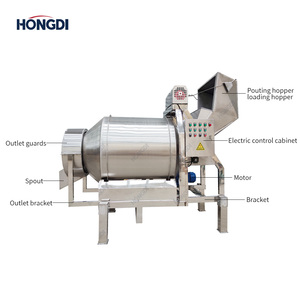 Mélangeur-disperseur à tambour en acier inoxydable avec moteur, capacité 1000L, pour la fermentation des légumes, des aliments, des particules plastiques et de la farine - Product Image 3