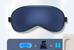 Masque pour les yeux <span class=keywords><strong>de</strong></span> repos <span class=keywords><strong>de</strong></span> <span class=keywords><strong>midi</strong></span> <span class=keywords><strong>de</strong></span> luxe Sangle élastique bloquant le <span class=keywords><strong>soleil</strong></span> et sensation <span class=keywords><strong>de</strong></span> fraîcheur incassable avec conception d'étanchéité réglable - Product Image 6