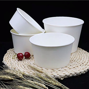 Salad Bowl Food Grade Disposable <b>Lunch</b> <b>Box</b> Takeaway Kraft Paper Bowl - Product Image 2