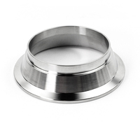 Pemasok Mesin CNC Baja Aluminium Titanium Flensa Knalpot 3" 4" Kit Perbaikan Flensa Knalpot Flensa Pipa Fleksibel Knalpot OEM