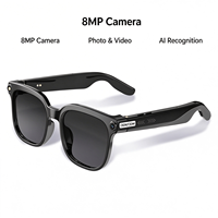Lunettes Intelligentes IA 800W Pixel Anti-tremblement pour Capture Photo/Vidéo, Reconnaissance d'Objets et Traduction en Temps Réel (OEM/ODM)
