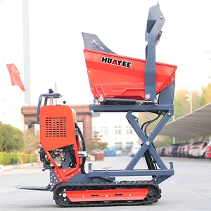 Envío Gratis desde China: Mini Cargador Multifuncional, Dumper de Orugas de 500KG/800KG, Mini Transportador, Camión Volquete para Construcción - Product Image 6