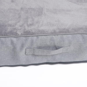 Soporte ortopédico, camas para perros de espuma viscoelástica, comodidad de felpa para todas las mascotas, patrón de Animal sólido, cama para dormir para perros de franela - Product Image 3