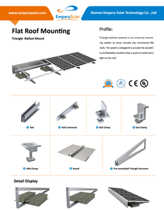 Avec plateau lesté Structures PV Aluminium <span class=keywords><strong>Panneau</strong></span> <span class=keywords><strong>solaire</strong></span> Béton Toit plat Système de supports de montage lesté - Product Image 2