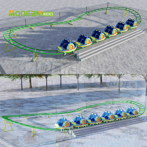 Nouvel équipement de parc d'attractions : mini-montagnes russes pour enfants, design intérieur et extérieur, à vendre - Product Image 4