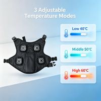 Gilet de refroidissement pour chien OEM d'usine, 3 températures réglables, imperméable, léger, pour chiens de grande et moyenne taille