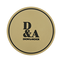 Sous-verres en PVC pour bar, sous-verres personnalisés en caoutchouc souple, cadeaux promotionnels, sous-verres pour tasses