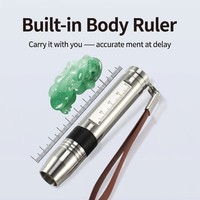 Lampe torche d'identification de jade DUNFBIRD V5 V5A 3W XPE LED en acier inoxydable 304 rechargeable pour l'inspection des pierres précieuses et des bijoux
