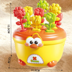 Jouet d'insertion de pots de fleurs, correspondance des couleurs, motricité fine, interaction parent-enfant, apprentissage précoce, cadeau pour les tout-petits - Product Image 3