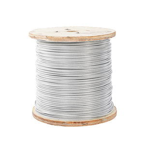 Vente directe d'usine, câble métallique de 6 mm, 8 mm, 10 mm, câble métallique en acier inoxydable recouvert de PVC, câble métallique en acier nylon - Product Image 1