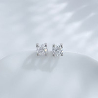 Orecchini pendenti in Argento 925 con Diamante da Laboratorio, a forma di Testa di Toro, alla Moda, con Moissanite, magnetici, a cerchio, a lobo, a huggie, di tendenza