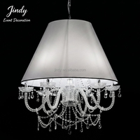 Lustres suspendus modernes pour décoration intérieure, banquet, lustre en cristal de luxe pour mariage, fête, événements